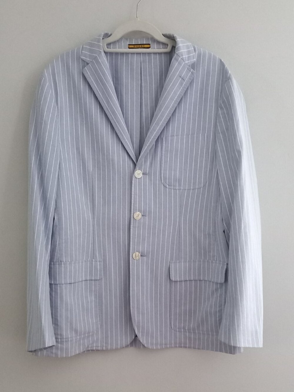 RUGBY RALPH LAUREN rare discontinued cotton striped blazer